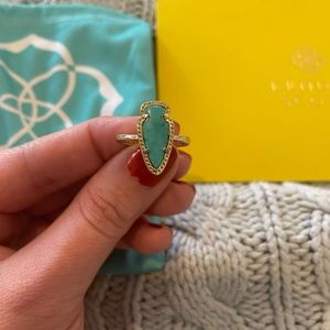 Kendra Scott Turquoise Arrowhead Ring